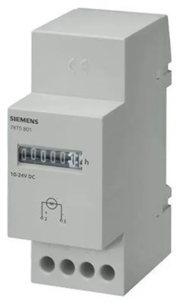 Mechanischer Betriebsstundenzähler Siemens 10–27 V DC