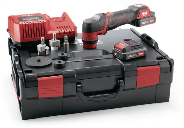 Flex Akku-Poliermaschine PXE 80 10.8-EC/2.5 Set